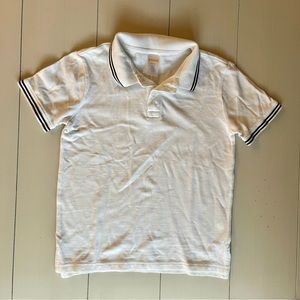 GYMBOREE POLO WHITE BOYS SHORT SLEEVE SIZE SMALL 5-6
